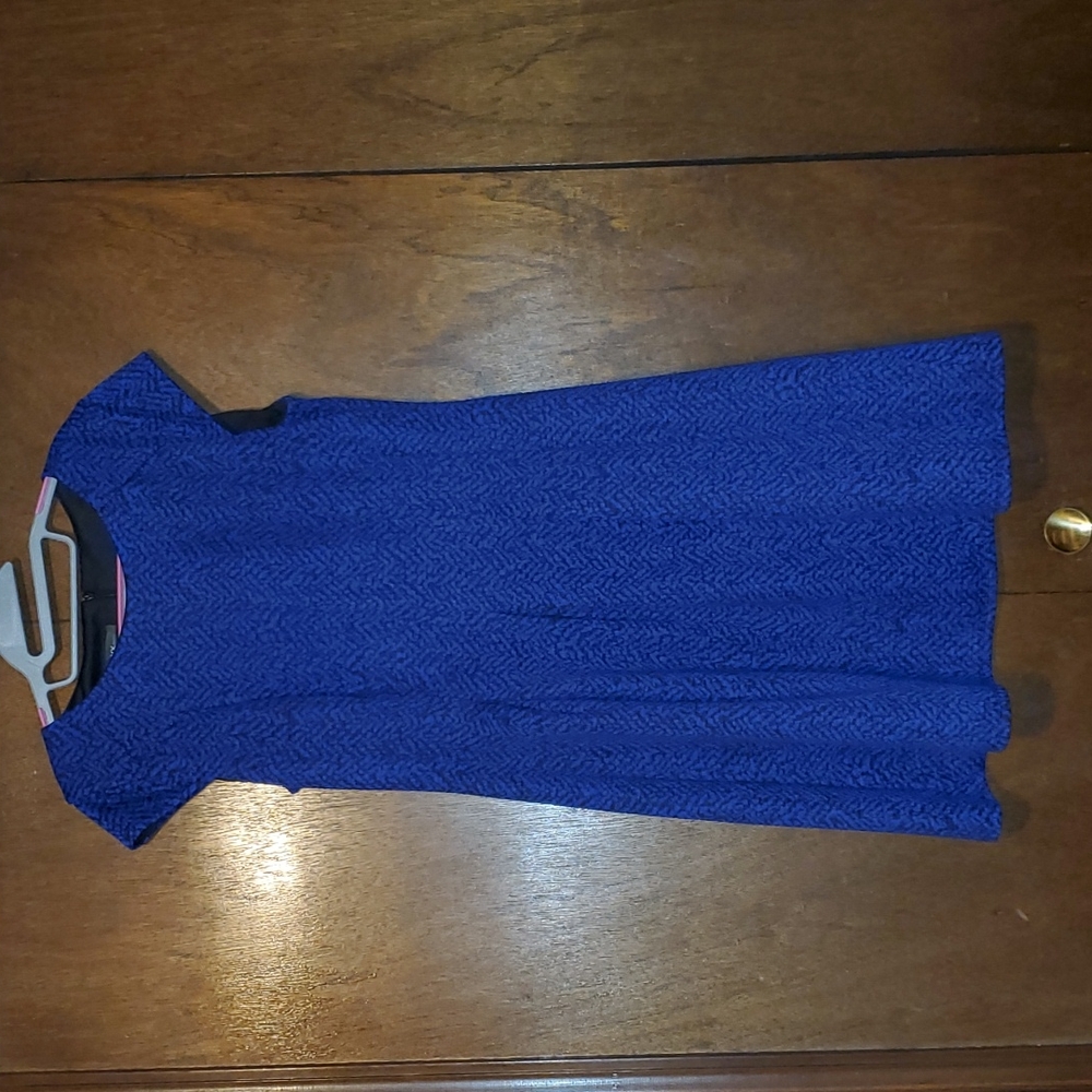 Navy blue fit & flare casual Alyx dress, size L